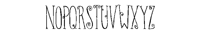 Ritornelos Medium Font UPPERCASE