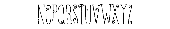 Ritornelos Medium Font LOWERCASE