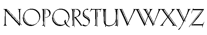 Rivoli Initials Regular Font UPPERCASE