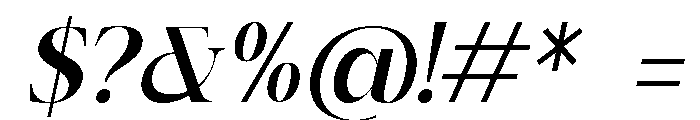 RK Minnerva Italic Font OTHER CHARS