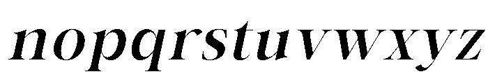RK Minnerva Italic Font LOWERCASE