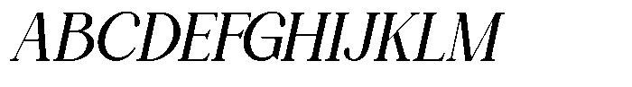 RK Avoleina Avoleina Italic Font UPPERCASE