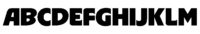 RL Aqva Black Font UPPERCASE