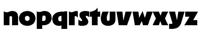 RL Aqva Black Font LOWERCASE