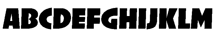 RL Fen Black Font UPPERCASE