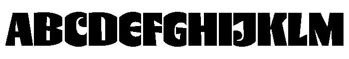 RL Folklor Black Font UPPERCASE
