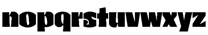 RL Folklor Black Font LOWERCASE