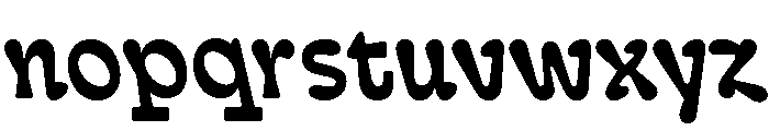 RL Horizon Bold Italic Font LOWERCASE