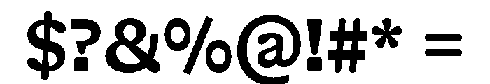RL Horizon Bold Font OTHER CHARS
