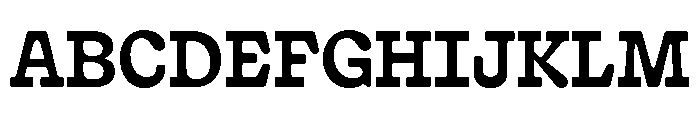 RL Horizon Bold Font UPPERCASE