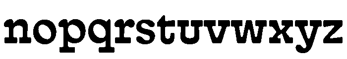 RL Horizon Bold Font LOWERCASE