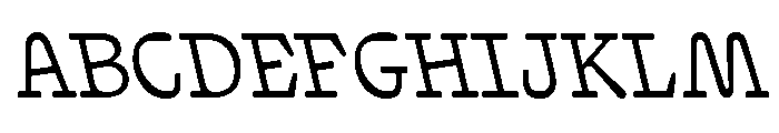 RL Horizon Italic Font UPPERCASE