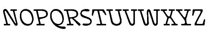 RL Horizon Italic Font UPPERCASE