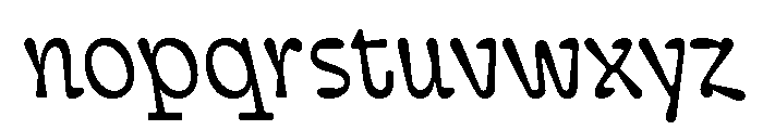 RL Horizon Italic Font LOWERCASE