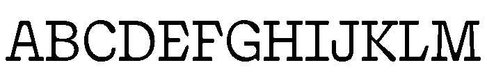 RL Horizon Regular Font UPPERCASE