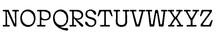 RL Horizon Regular Font UPPERCASE