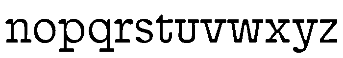 RL Horizon Regular Font LOWERCASE