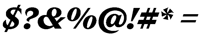 RL Limo Bold Italic Font OTHER CHARS