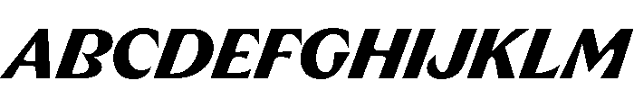 RL Limo Bold Italic Font UPPERCASE