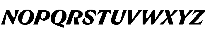 RL Limo Bold Italic Font UPPERCASE