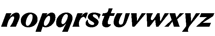 RL Limo Bold Italic Font LOWERCASE