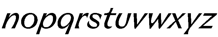 RL Limo Italic Font LOWERCASE