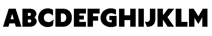 Rl Aqva Extra Bold Font UPPERCASE