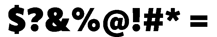 Rl Aqva Heavy Font OTHER CHARS
