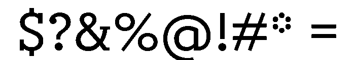 Rl Horizon Semibold Font OTHER CHARS
