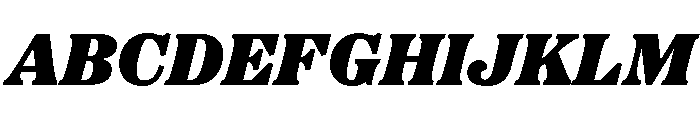 Rl Limo Heavy Italic Font UPPERCASE