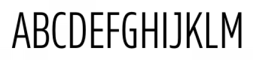 Rleud Condensed SC Light Font LOWERCASE