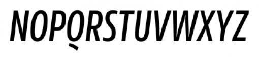 Rleud Condensed SC Medium Italic Font LOWERCASE