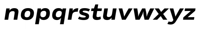 Rleud Extended Bold Italic Font LOWERCASE
