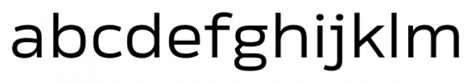 Rleud Extended Regular Font LOWERCASE