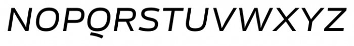 Rleud Extended SC Italic Font LOWERCASE