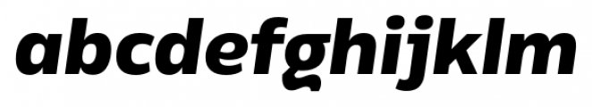 Rleud Medium Bold Italic Font LOWERCASE
