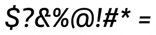 Rleud Medium Italic Font OTHER CHARS