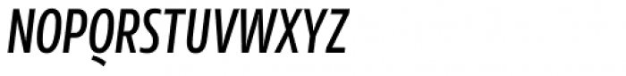 Rleud Condensed SC Medium Italic Font LOWERCASE