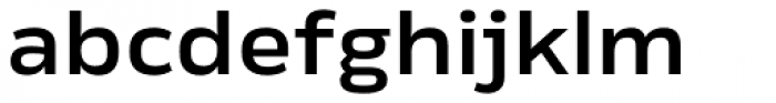 Rleud Extended Demi Font LOWERCASE