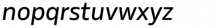 Rleud Medium Italic Font LOWERCASE