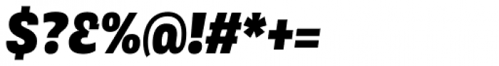 Rleud Narrow Black Italic Font OTHER CHARS