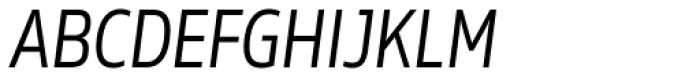 Rleud Narrow Italic Font UPPERCASE