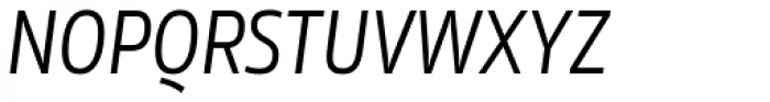 Rleud Narrow SC Italic Font UPPERCASE