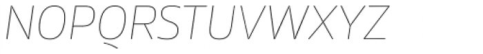 Rleud SC UltraLight Italic Font LOWERCASE