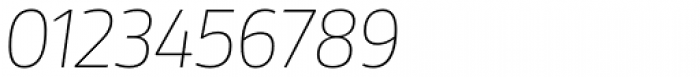 Rleud Thin Italic Font OTHER CHARS