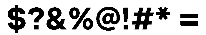 RL Gruezi Bold Font OTHER CHARS