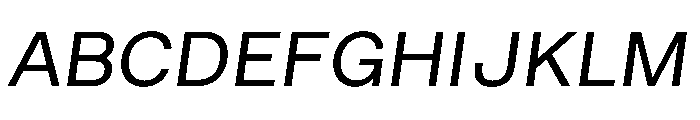 RL Gruezi BookItalic Font UPPERCASE