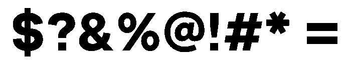 RL Gruezi ExtraBold Font OTHER CHARS