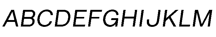 RL Gruezi LightItalic Font UPPERCASE