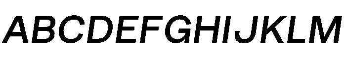 RL Gruezi MediumItalic Font UPPERCASE